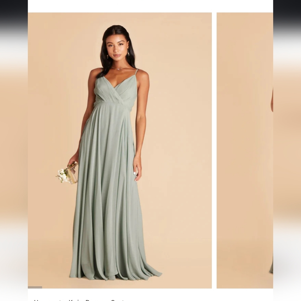 NWT Medium Birdy Grey Kaia Sage Chiffon